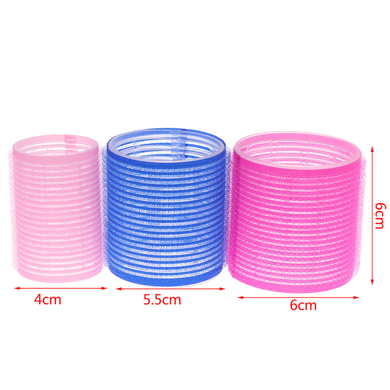 Self-Adhesive Hair Rollers 6pcs DIY Magic Hair Styling