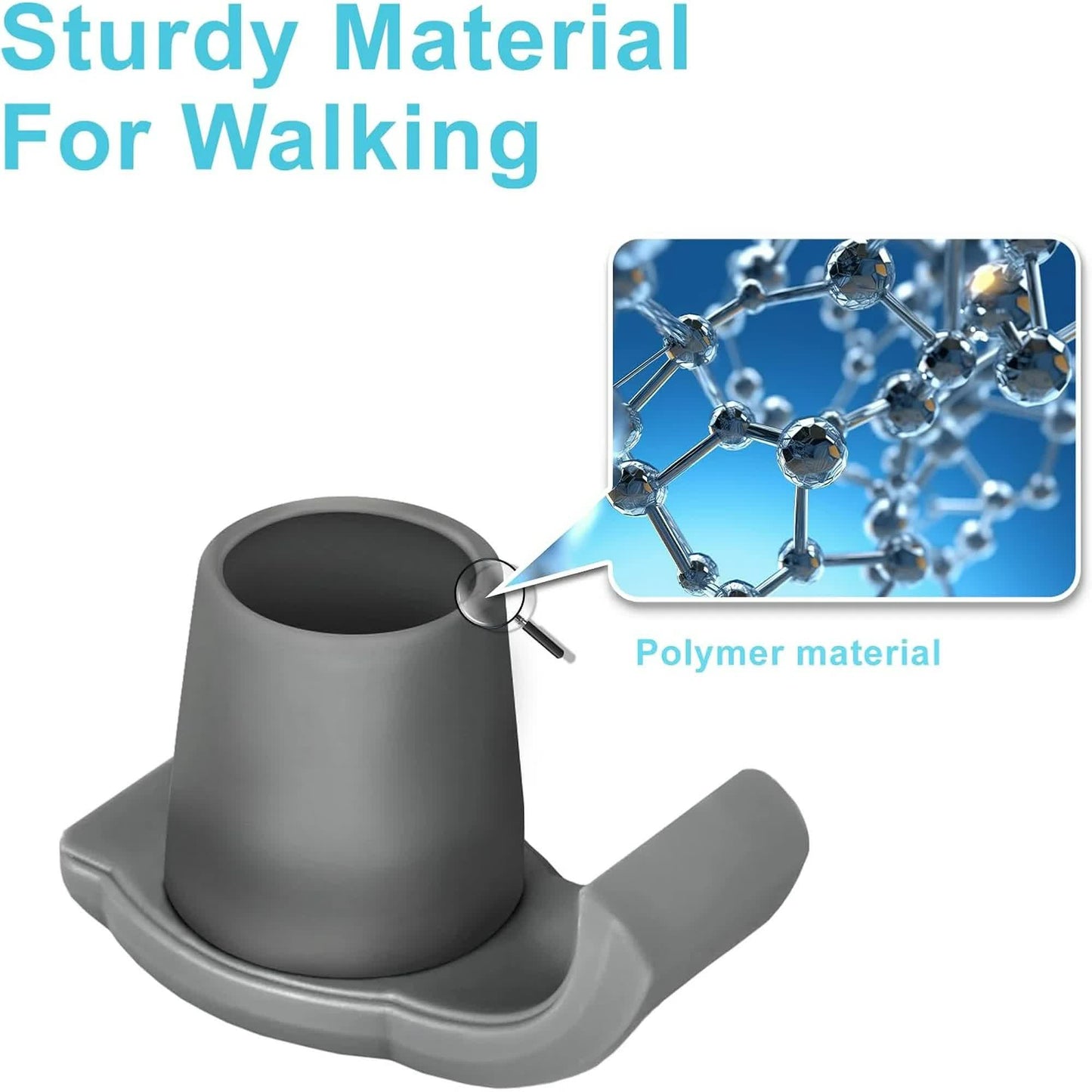4 Pack Walker Skis Glides, Universal Walker Accessories for Seniors Mobility Aid Accessory