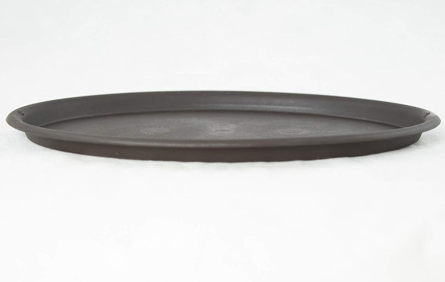 Oval Plastic Brown Humidity/Drip Tray for Bonsai Tree & House Indoor Plant - Outside Dimension 12.5"x 8.75"x 0.5"- (1023)
