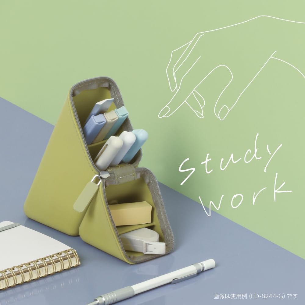 Pen Case  Portable Pen Holder Silicone Type  purple (violet)
