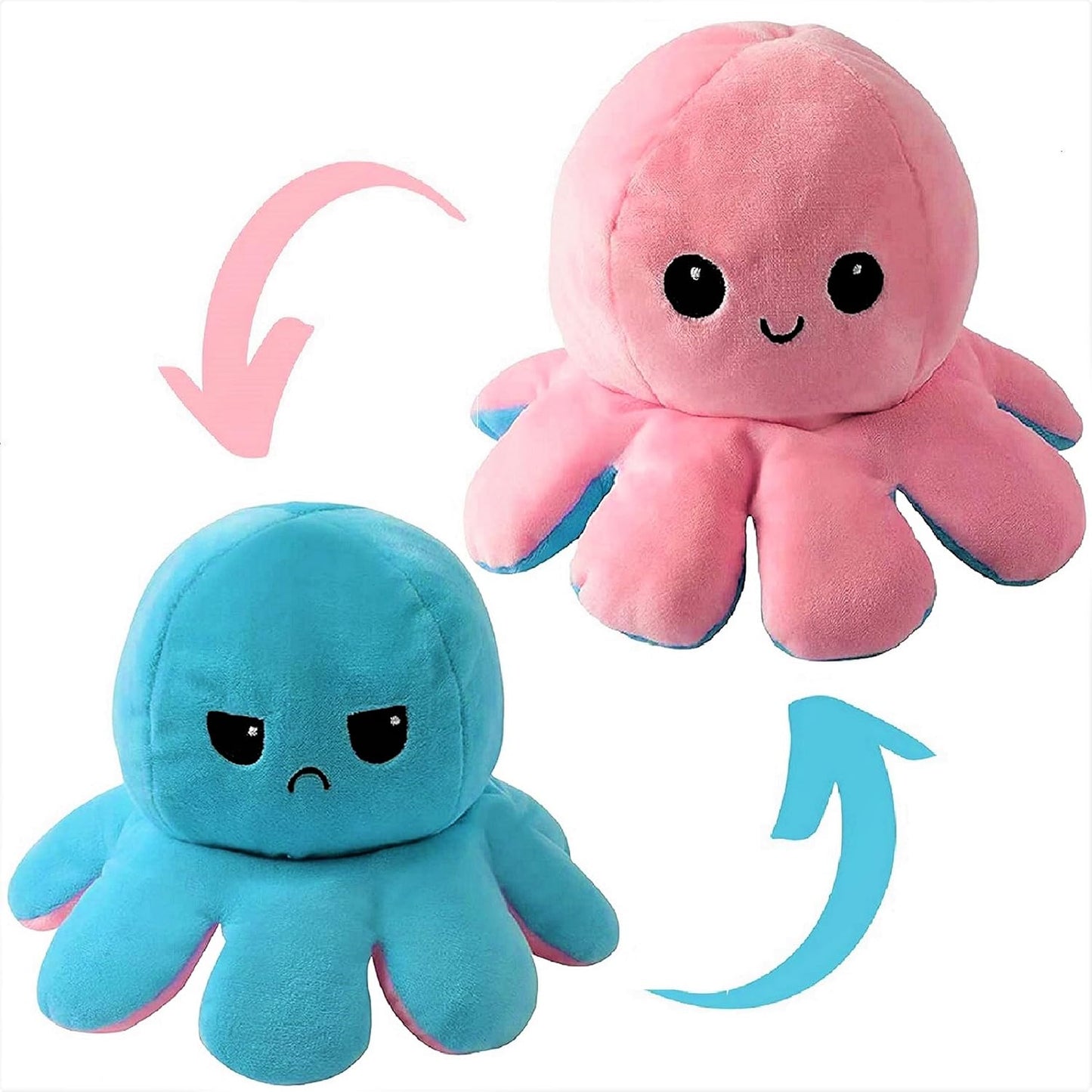 Reversible Octopus Plush Toy