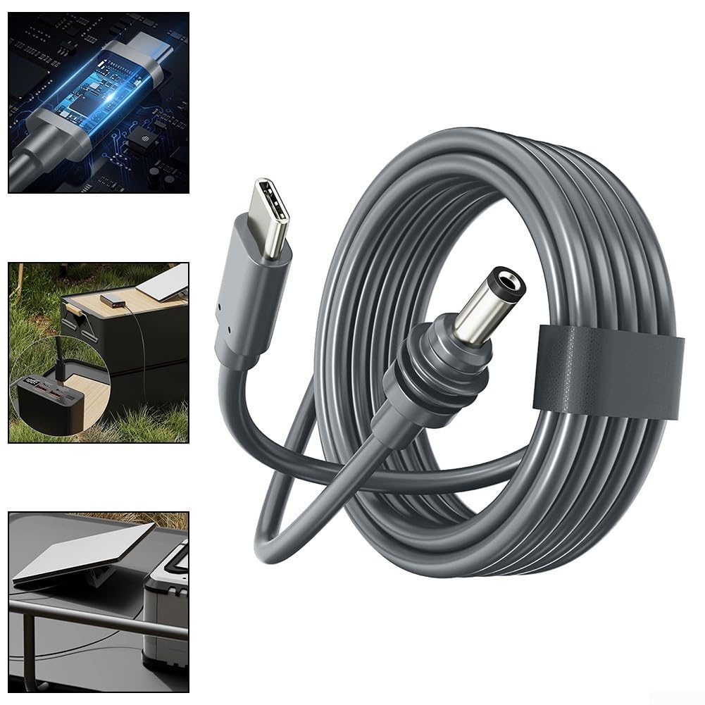 Starlink Mini Power Cable Waterproof DC Male to USB-C 2M
