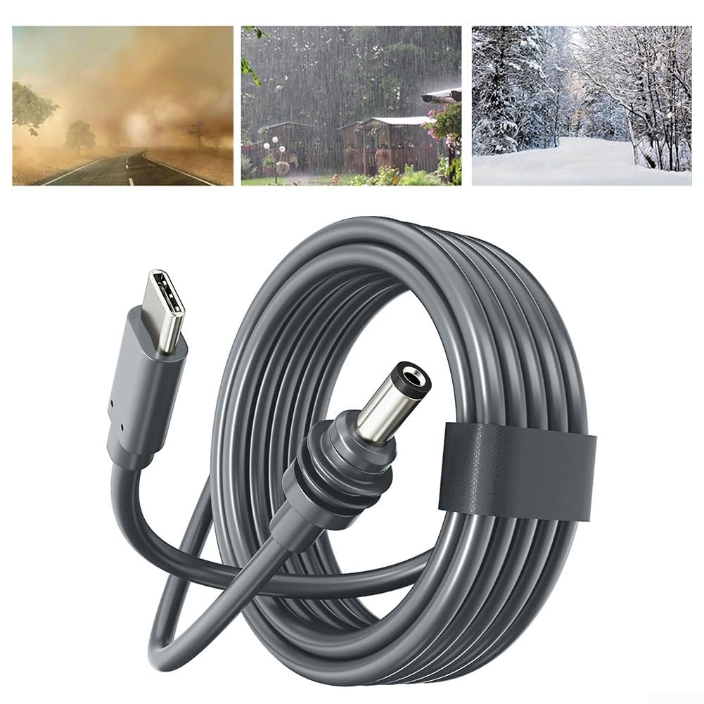 Starlink Mini Power Cable Waterproof DC Male to USB-C 2M