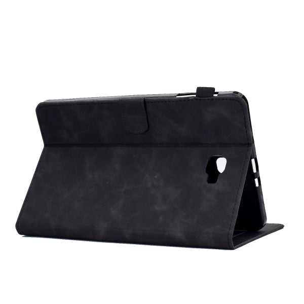 Compatible with Samsung Galaxy Tab A 10.1 2016 T580 T585 Shockproof Case Black Pu Leather Butterfly Floral Pattern Samsung