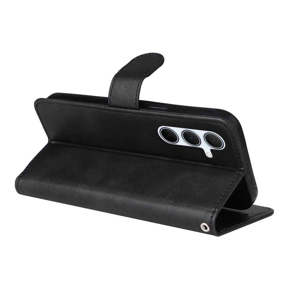 Compatible with Samsung A56 5G Wallet Case PU Leather Cover Samsung Multiple Colors Black Black Max