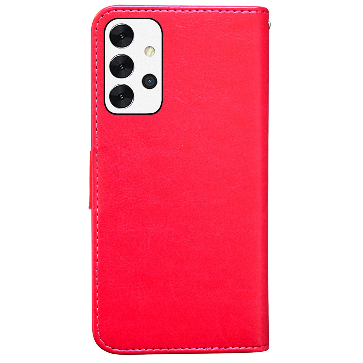 Compatible with Samsung Galaxy A32 5G Leather Case Black Protection Cover