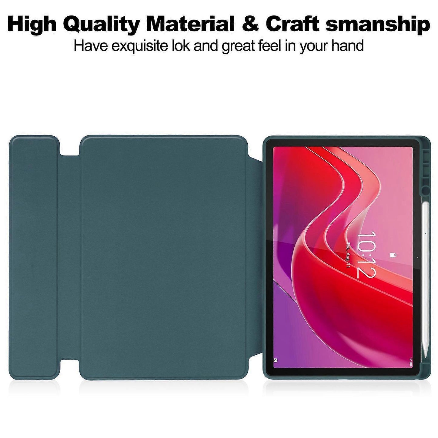 Lenovo Tab M11 Xiaoxin Pad 11 2024 Tablet Cover with Bluetooth Keyboard Stand PU Acrylic Case Compatible with Lenovo Multicolor Style C