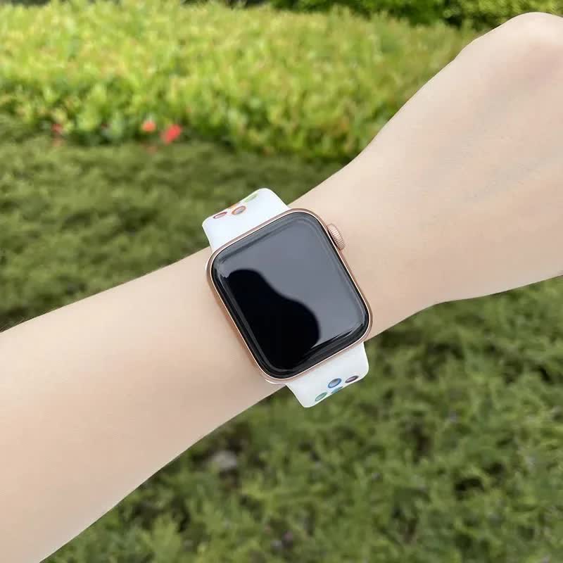 Compatible with Apple Watch Band Ultra 2, Series 9/8/7/6/5/4/3/SE, 45mm 49mm 44mm 40mm 41mm 42mm, Black Pink, 15 Pack