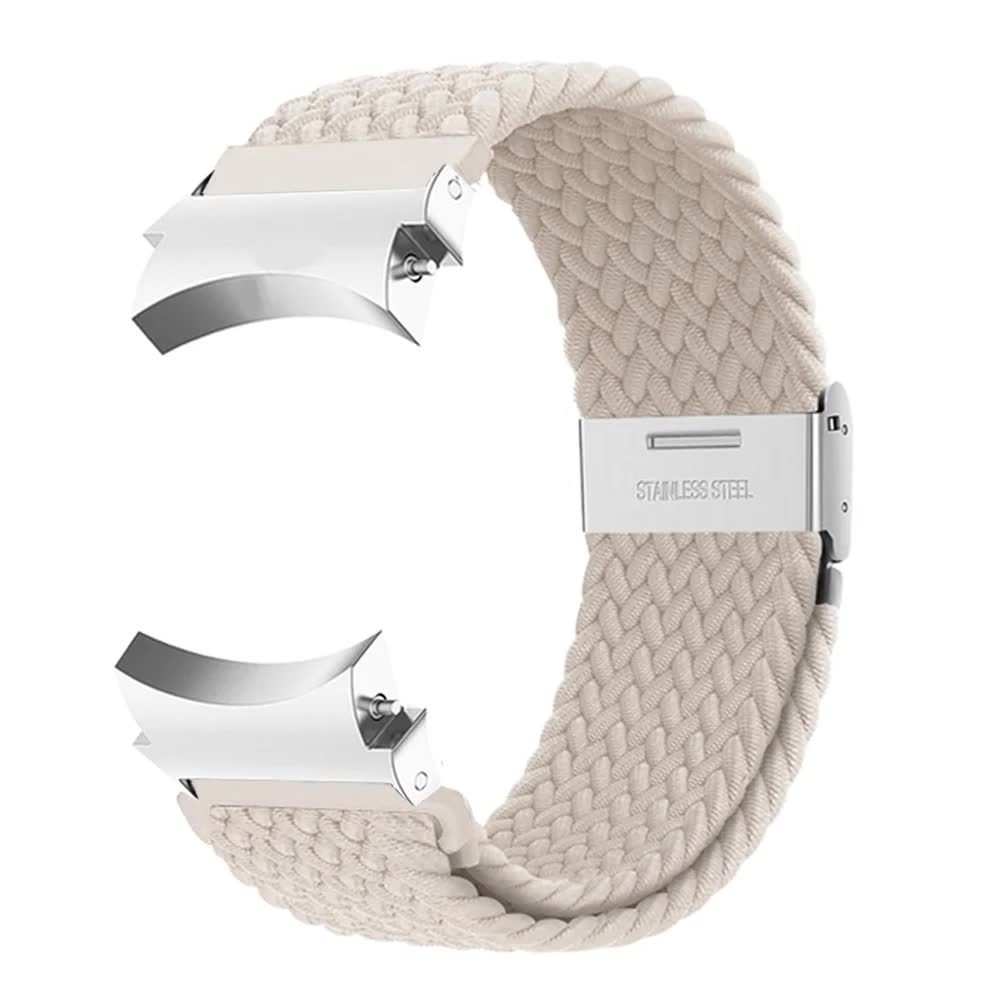 Compatible withSamsung Galaxy Watch 4 5 6 Pro Classic 20mm Strap Black Nylon Band 40mm 43mm 44mm 45mm 47mm
