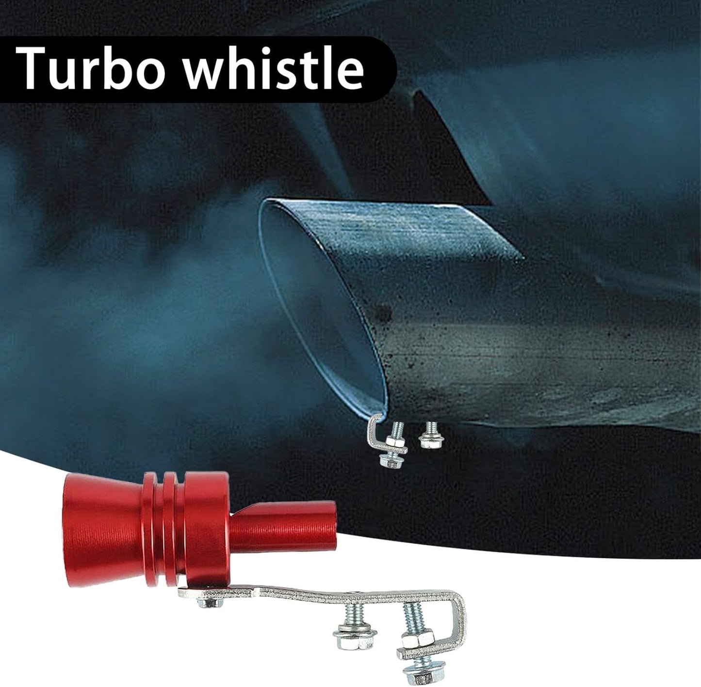 Lightweight Turbo Exhaust Whistle for Car Exhaust Pipe Sound Amplifier XL
