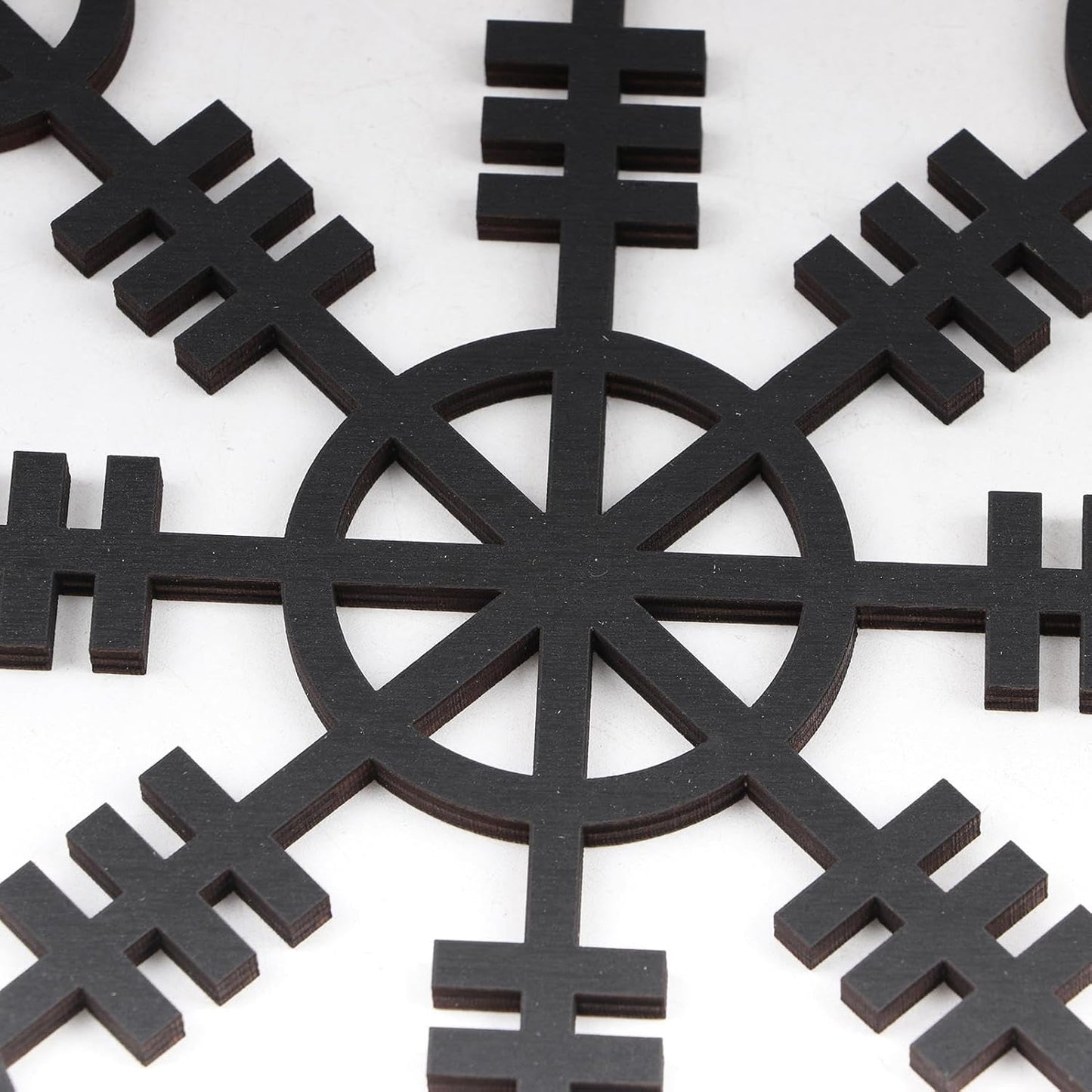 Metallic Viking Wall Art Nordic Compass Decor for Bedroom Living Room