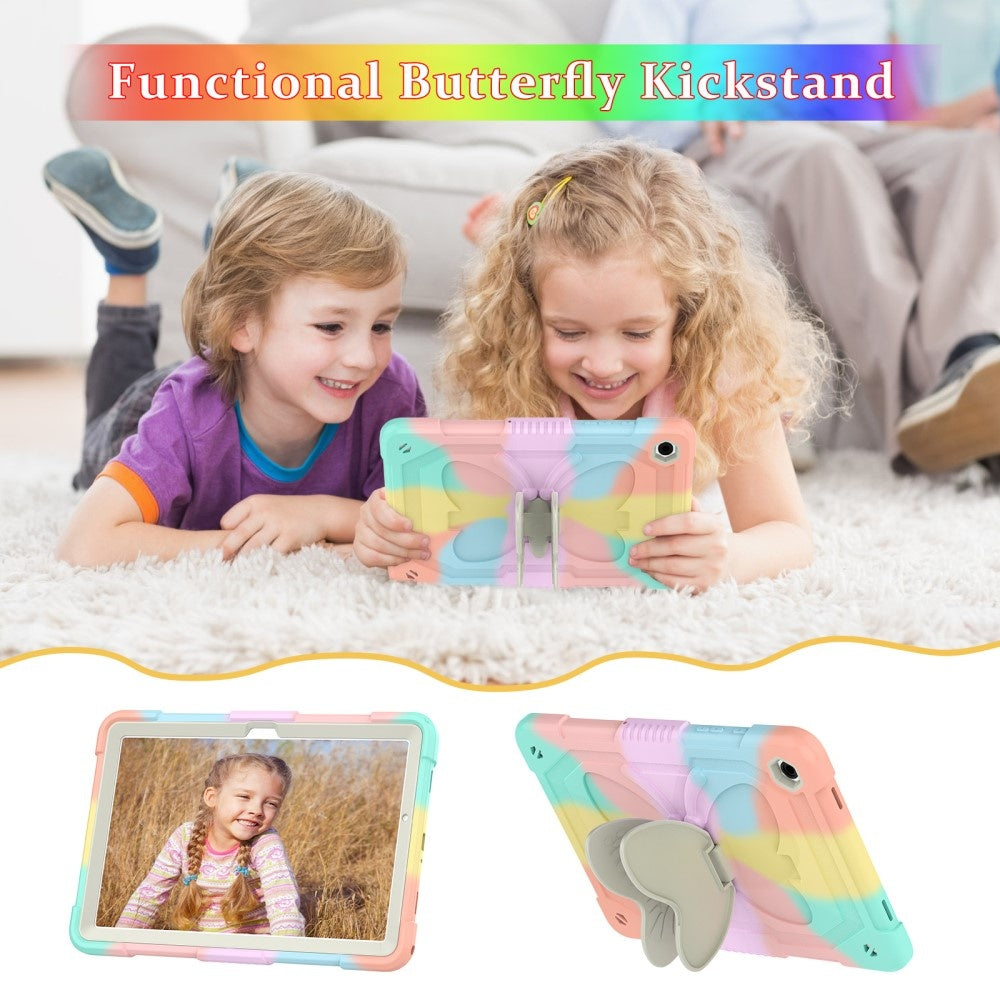 Compatible with Samsung Galaxy Tab A9 Plus 463 Butterfly Shockproof Hybrid Case