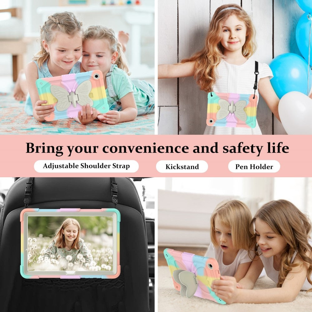 Compatible with Samsung Galaxy Tab A9 Plus 463 Butterfly Shockproof Hybrid Case