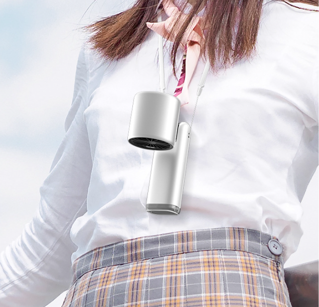 Portable Fan Handheld Mini Turbo Fan Battery ， High Speed Powerful Ice Cooling 5 Speed Adjustable Rechargeable Personal Fans for Beach Camping Travel Working （Starry Gray）