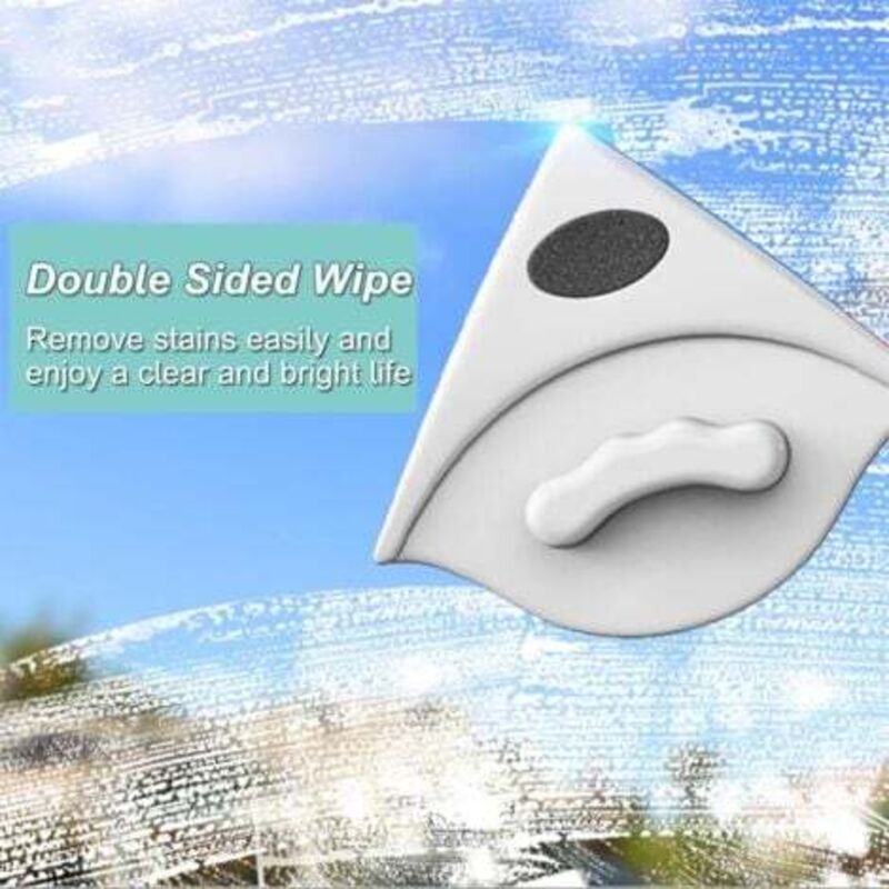 Magnetic Window Cleaning Tool For Double-Glazed Windows, Double-Sided Window Cleaning Brush, Interior Window Cleaning