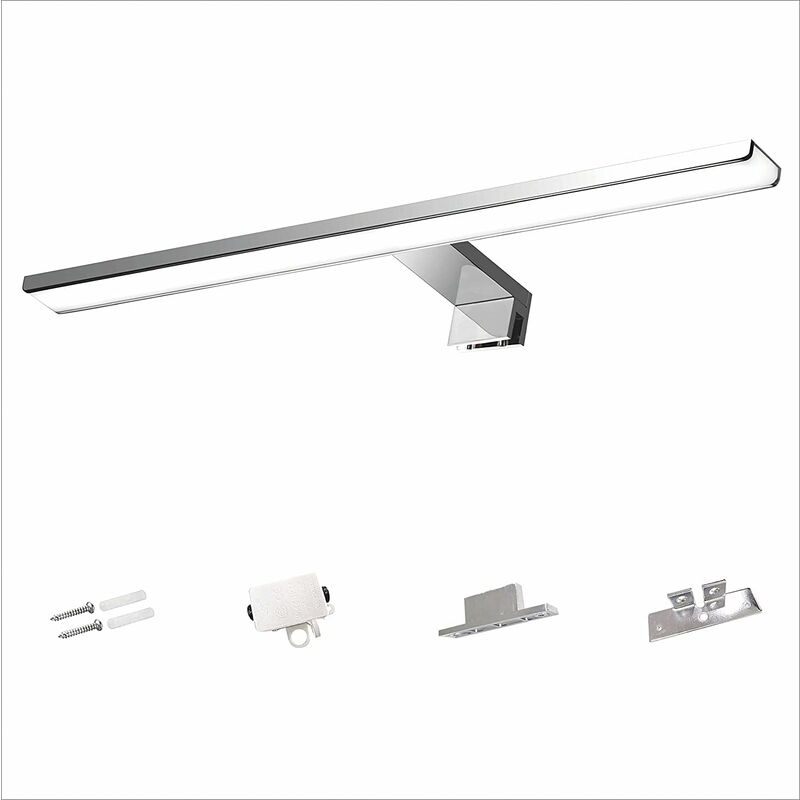 Bathroom Mirror Light 30Cm LED 6W 230 Volt Bathroom Mirror Light 3000K Full Aluminum 3In1 Bathroom Mirror Light