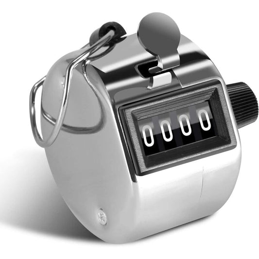 4 Digit Manual Counter Passage Counter For People Counter, Golf Sport, Trainer School