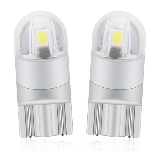 T10 W5W LED Side Marker Light 12V 6000K White 168 194 LED Turn Signal Light For Car Motorcycle License Plate Light Bulb