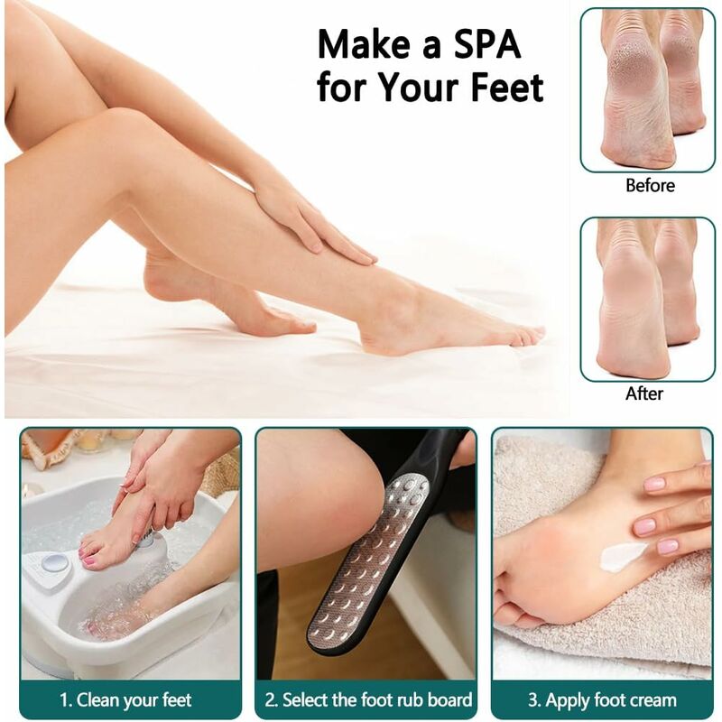 Foot File Pedicure Foot Rasp, Professional Foot File, Foot File, Different Degrees Of Wear On Both Surfaces, Dead