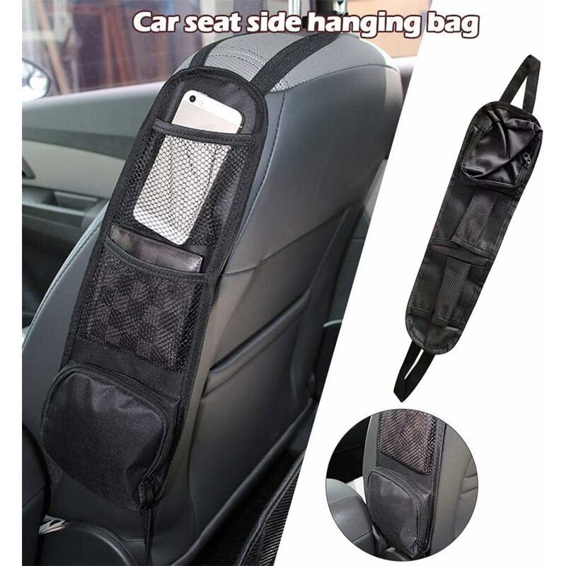 Car Side Storage, Car Seat Side Organizer, Multi-Function Car Seat Hanging Bag, Car Seat Storage Bag, Car Storage