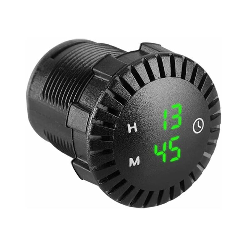 Car LED Clock Touch Clock Waterproof Car Digital Clock 12V/24V Mini LED Digital Clock Mini Motorcycle Clock Diameter