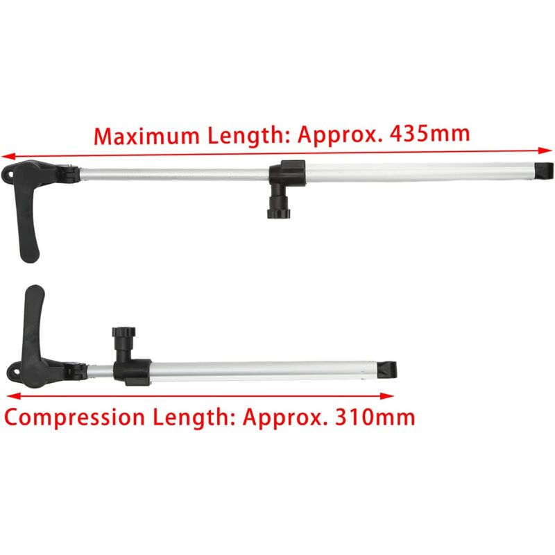 Caravan Window DAmper, Aluminum Alloy 310-435Mm 1 Pair Motorhome Window Support ROds For Camper Trailers