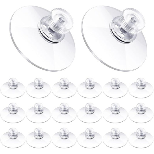 40Mm Plastic Suction Cups Clear Pvc Suction Cup Strong Adhesive Suction Holder With Screw Nut For Car Shade Cloth Glass