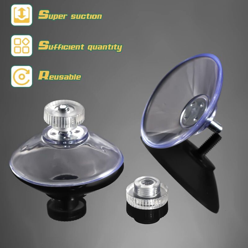 40Mm Plastic Suction Cups Clear Pvc Suction Cup Strong Adhesive Suction Holder With Screw Nut For Car Shade Cloth Glass