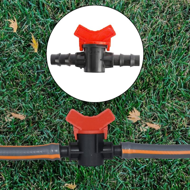 34 pcs Tubing Irrigation Fittings Kit Plastic Connectors 16Mm (1.6Cm) Garden Hose Connector Mixed Connectors For Garden