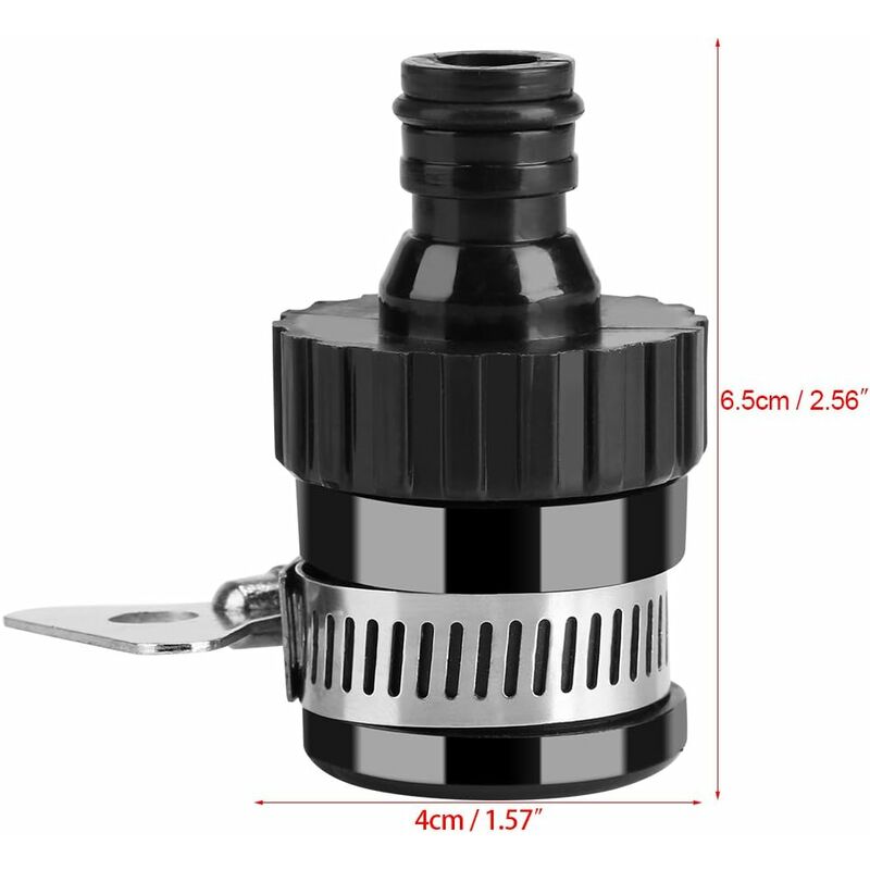 Universal Adjustable Faucet Connector Garden Hose Connector Adapter For Gardening Kitchen Car Washing Cleaning