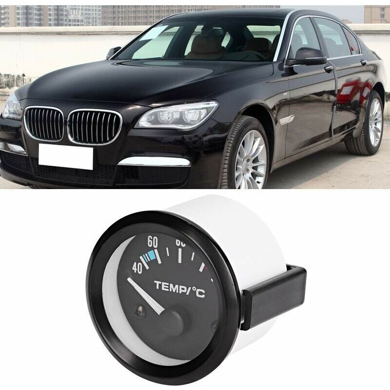 Car Water Temperature Gauge Car Water Temperature Gauge Meter Water Temp Meter 2Inch 52Mm