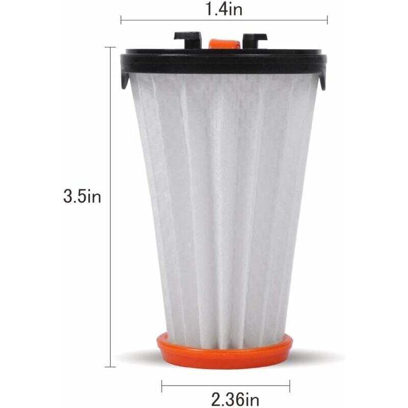 Pack Of 3 Replacement Filters For Aeg/Electrolux Rapido And Ergorapido Vacuum Cleaners Replaces Aeg Aef 144 /