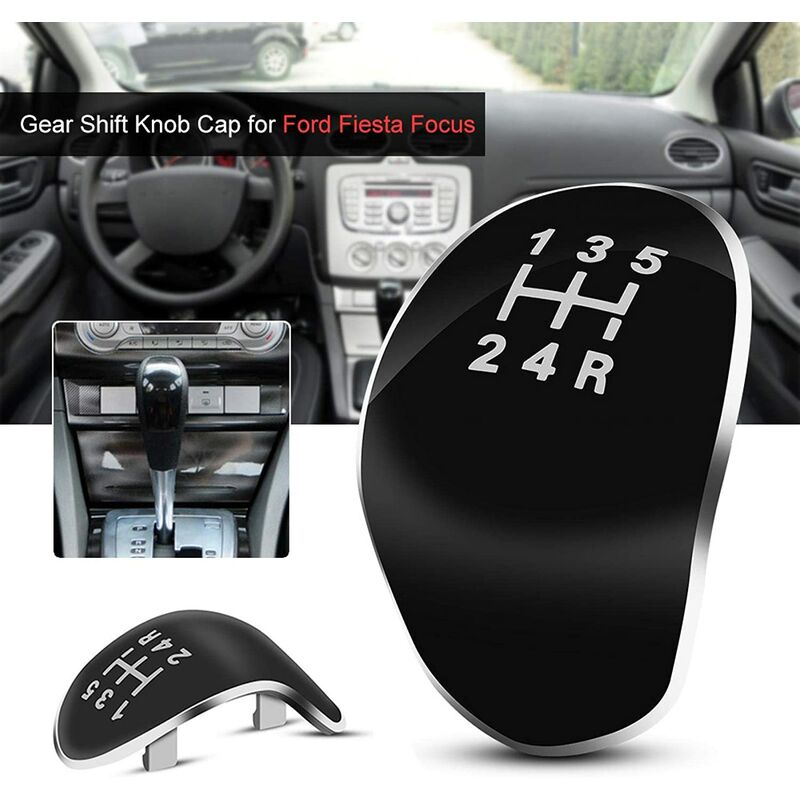 5 Speed Gear Shift Knob Cap, 5 Speed Gear Shift Knob, Car Gear Shift Knob Ball Head Cap Compatible With Ford Fiesta