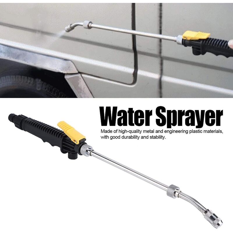 Spray Lance Adjustable Pressure Sprayer High Pressure Sprayer 48Cm With Detachable Handle Watering Tool