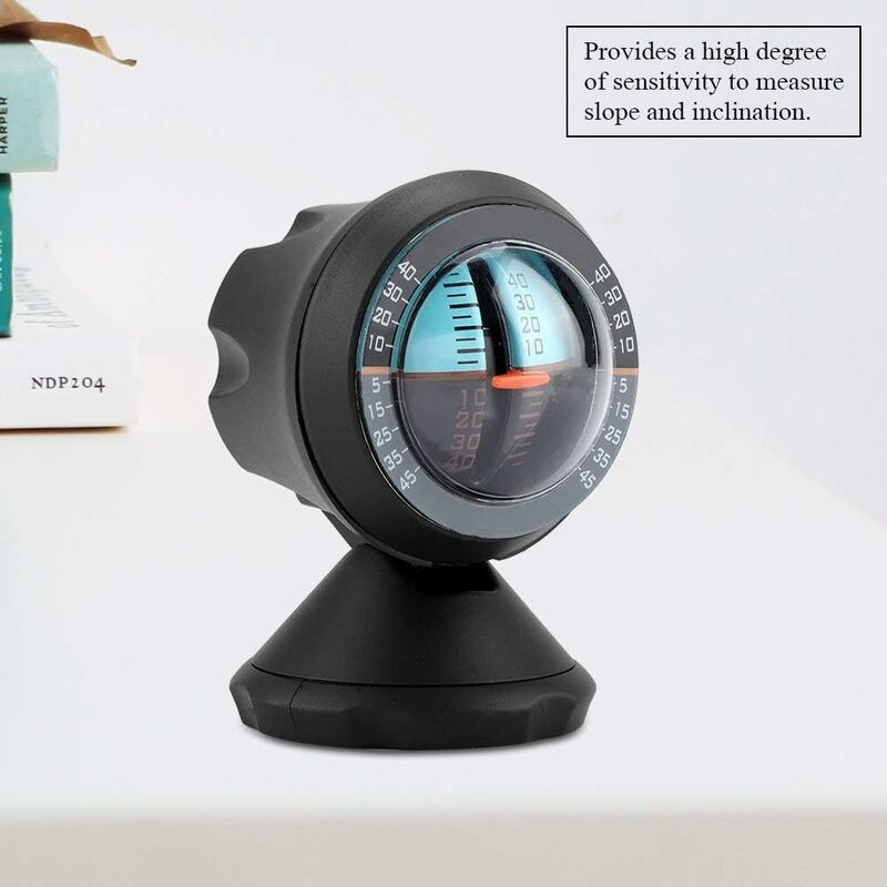 Car Inclinometer - Vehicle Slope Level Indicator Tilt Meters Gauge ROad Safety Instrument
