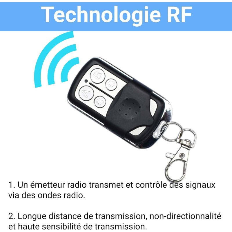 433.92 Mhz Gate Remote Control Universal Gate Remote Control Garage Door Remote Control 4 Channel Fixed Code Duplicator