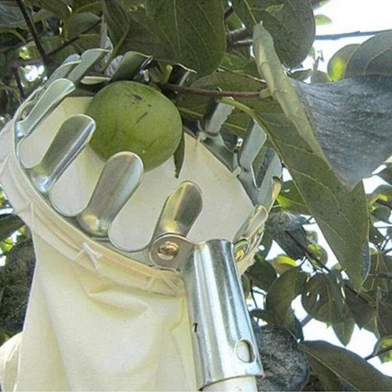 Fruit Picker Without Metal Telescopic Handle, Apple Picker With Protective Cover 160Mm