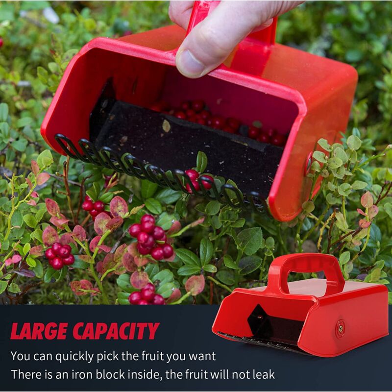 Blueberry Comb - Berry Scoop - Plastic Berry Picker Tools For Picking Raspberries, Blackberries, Blueberries And