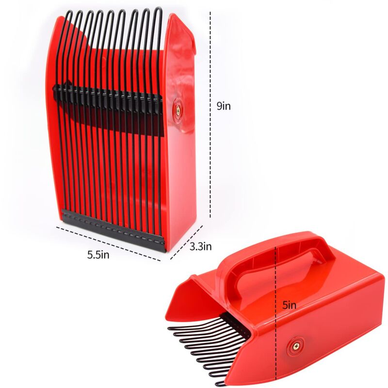 Blueberry Comb - Berry Scoop - Plastic Berry Picker Tools For Picking Raspberries, Blackberries, Blueberries And