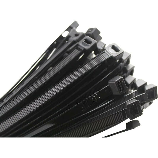 Cable Tie 200 X 2.5 Mm, Cable Tie, Rilsan Nylon Cable Ties, Cable Ties 200 Mm, Black, Pack Of 1000 Pieces.