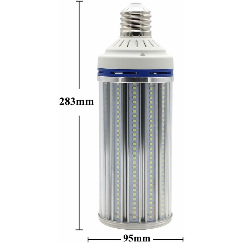 LED Bulb E40 High Power Corn Bulbs 80W 700W Equivalent 7000Lm 2835Smd Lamp 85-265V, Cool White 6000K [Energy Class A+]