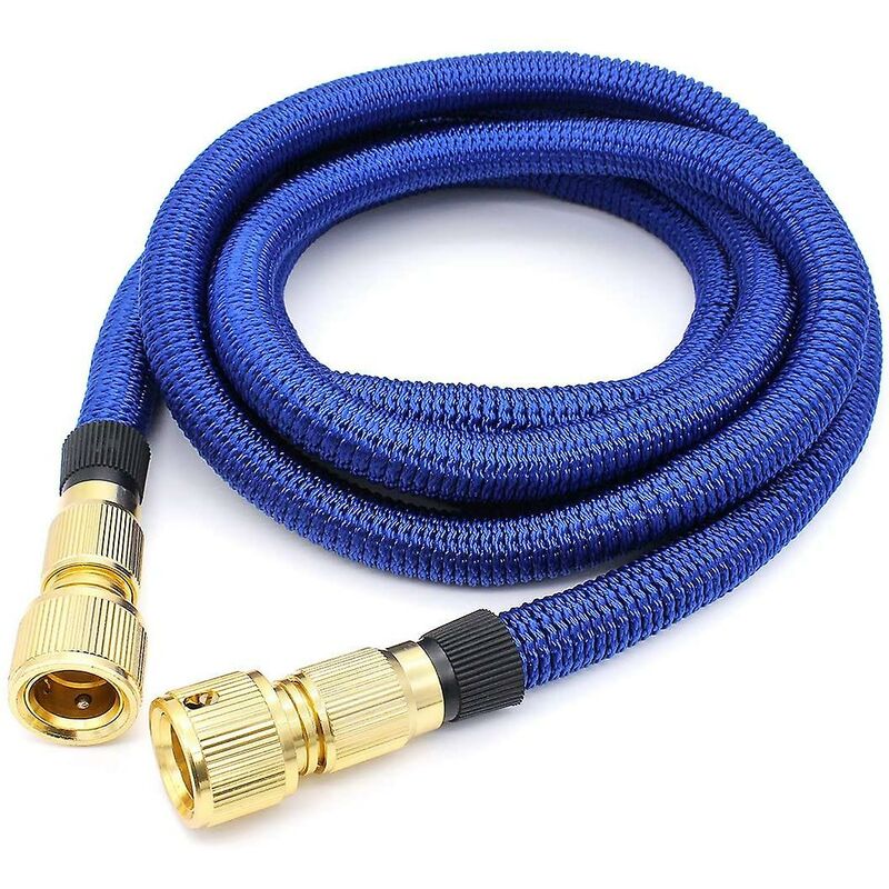 Garden Hose, Expandable Garden Water Hose Flexible Retractable Hose With Metal Fittings For Irrigation/Garden