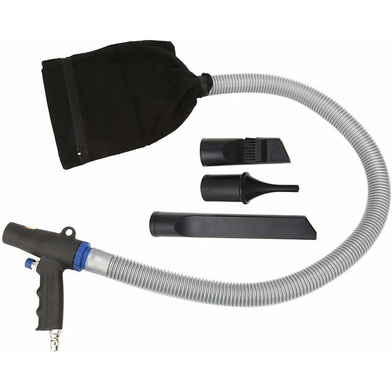 Air Blower Vacuum Gun Pneumatic Vacuum Kit - Dual Function Blower Vacuum Gun, Air Suction Blower Vacuum Gun, Including
