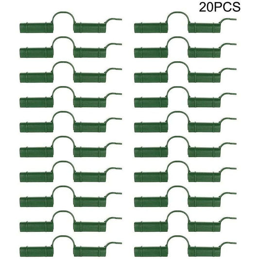 20 pcs Greenhouse Clips Greenhouse Tube Clips Fixed Tool Garden Tarpaulin Sun Protection Clips 1.1Cm