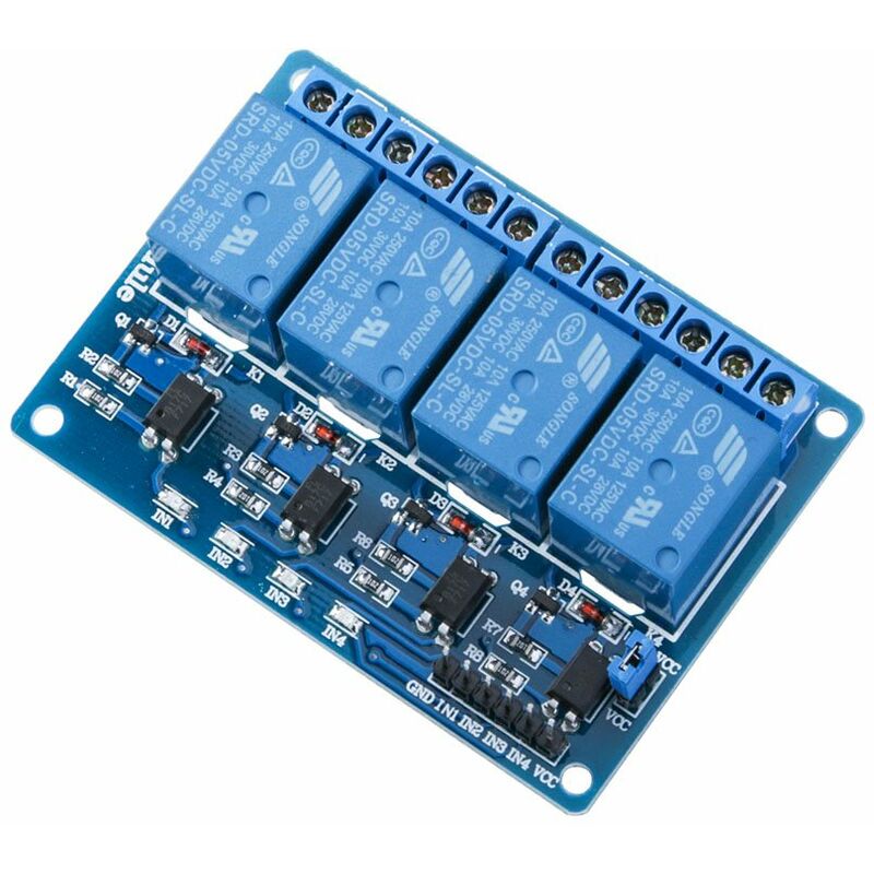 5V Dc Relay Module ４ Channels With Optocoupler ４-Channel Relay Module For Mega 2560 1280 Dsp Arm Pic Avr Stm32