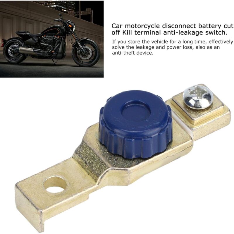 Motorcycle Battery Cut Off Switch Terminal Disconnect Anti-Leakage