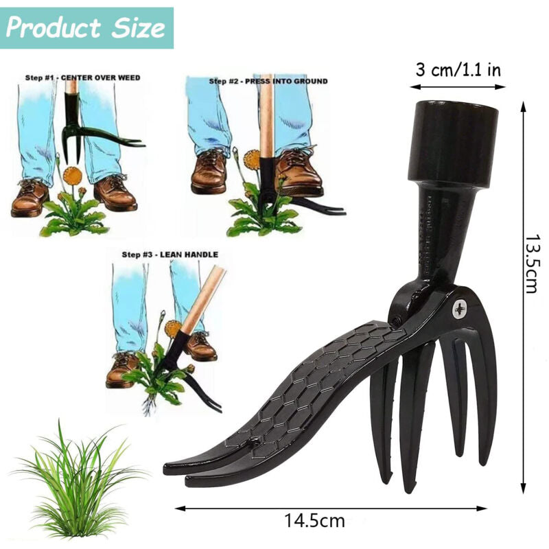Tools Garden Manual Weeder Knife, Gardening Weed Puller Claw Tool, Hand Weeder Tool With 4 Claws, DAndelion Weed Puller
