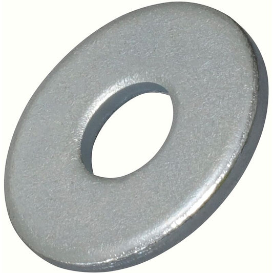 C62085 - Pack Of 20 Large Flat Washers - M8X24Mm H 2Mm - Zinc Plated Steel Din9021