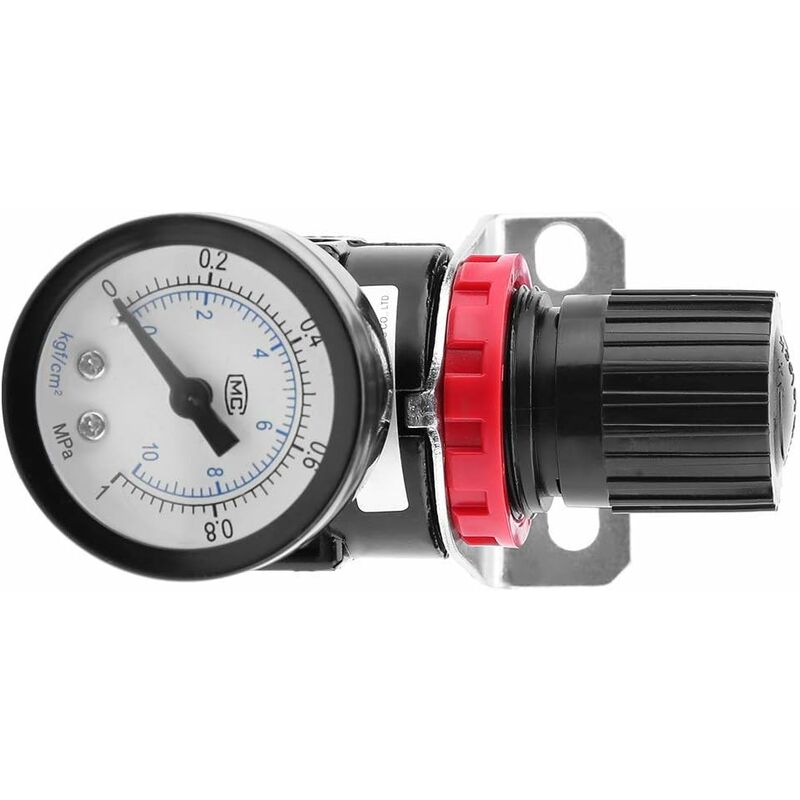 1 pcs Air Pressure Regulator Ar2000 G1/4 Pneumatic Control Compressor With Gauge