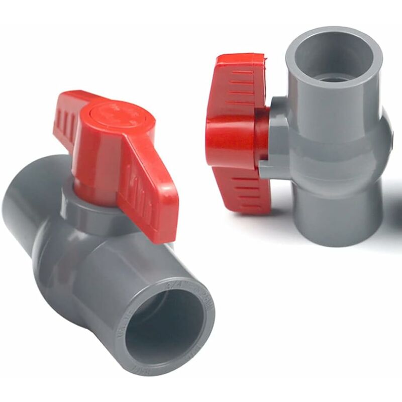 Pvc Ball Valve, U-Pvc Plastic Valve, Flow Control And Cut-Off Straight Joint (Φ20Mm)